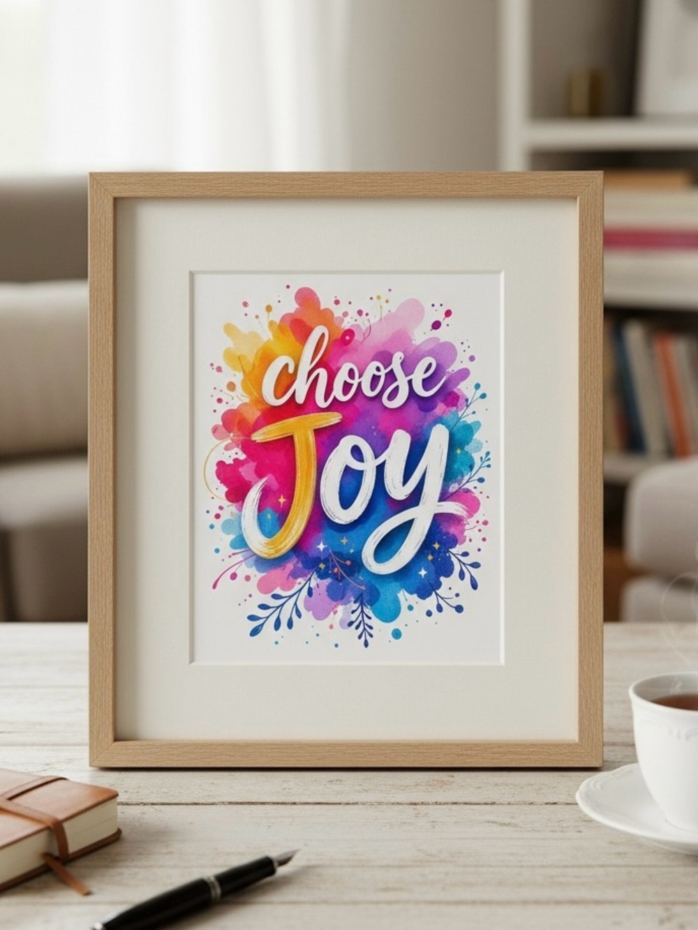 DDS Art Print, 8x10, Bible Verse, Paper Print, Unframed, Bright Series